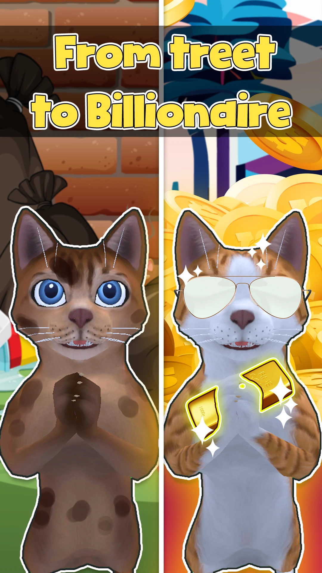 Cat Life: Merge Money screenshot