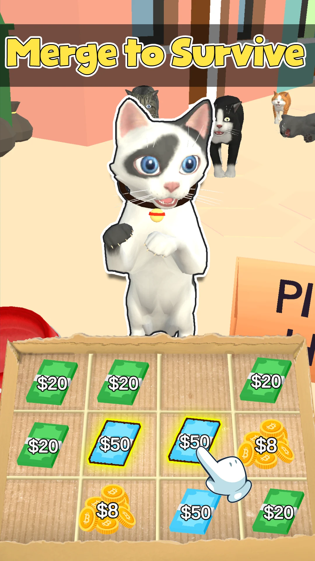 Cat Life: Merge Money screenshot